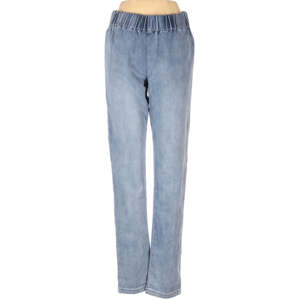 Soft Surroundings Stretch Denim Pull On Pants Sz S